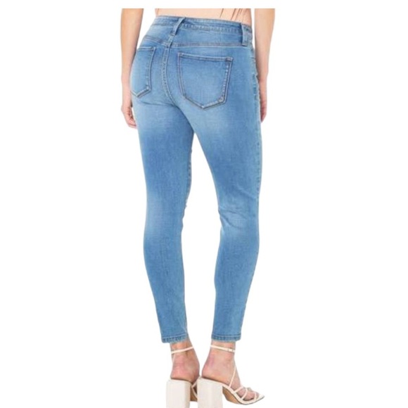 RACHEL ROY-Grace Mid Rise Skinny Ankle Jeans, NEW - Picture 2 of 3
